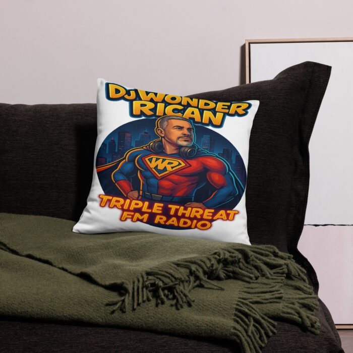 Da Wonder Rican Basic Pillow - Image 2