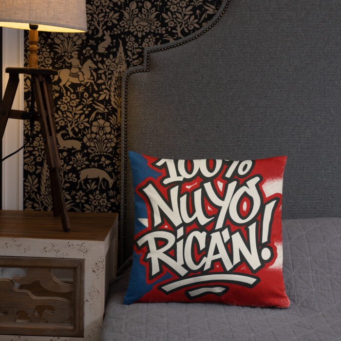100% Boricua Basic Pillow - Image 11