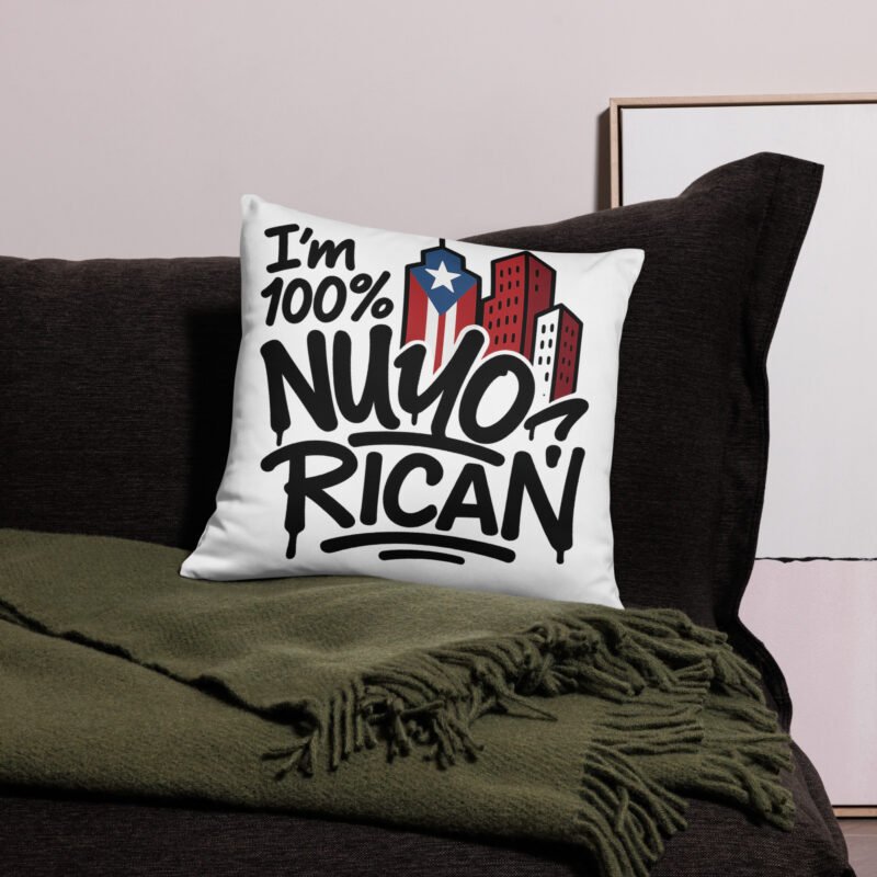 100% NuYo Rican Basic Pillow