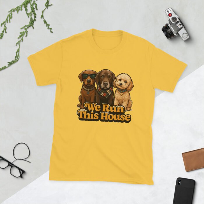 Who Runs This House Short-Sleeve Unisex T-Shirt - Image 11
