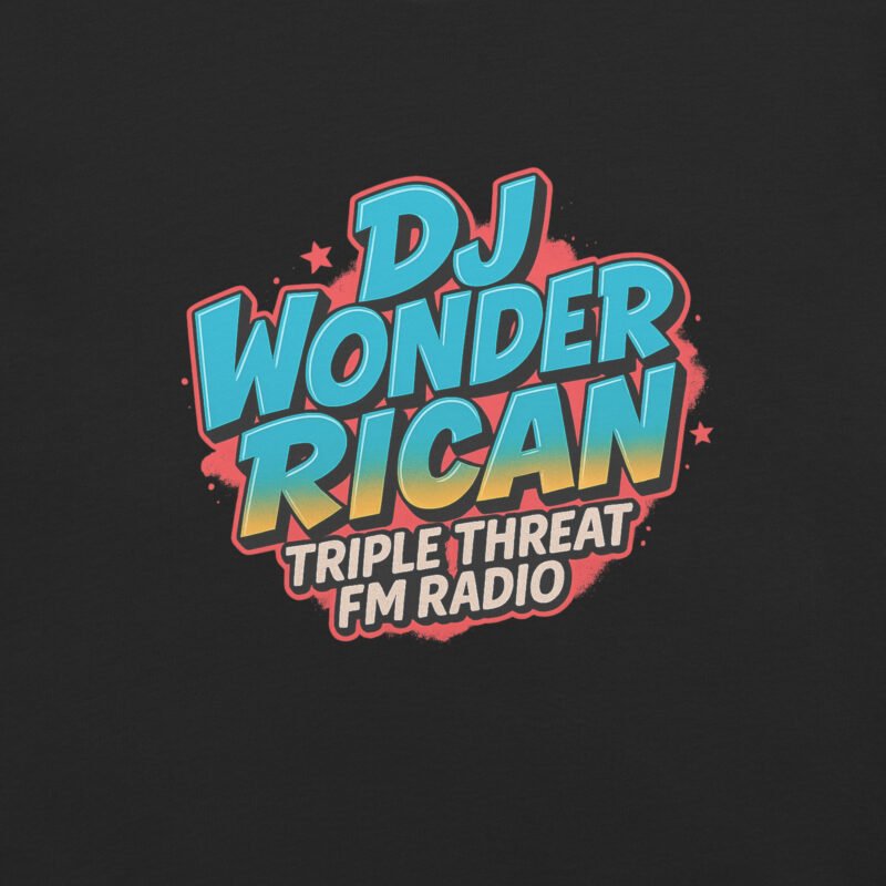 Dj Wonder Rican Saves Da Jam Unisex Garment-Dyed Heavyweight T-shirt
