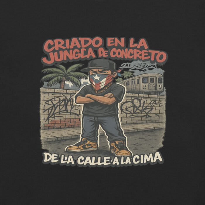 Raised in the Concrete Jungle Unisex Garment-Dyed Heavyweight t-shirt
