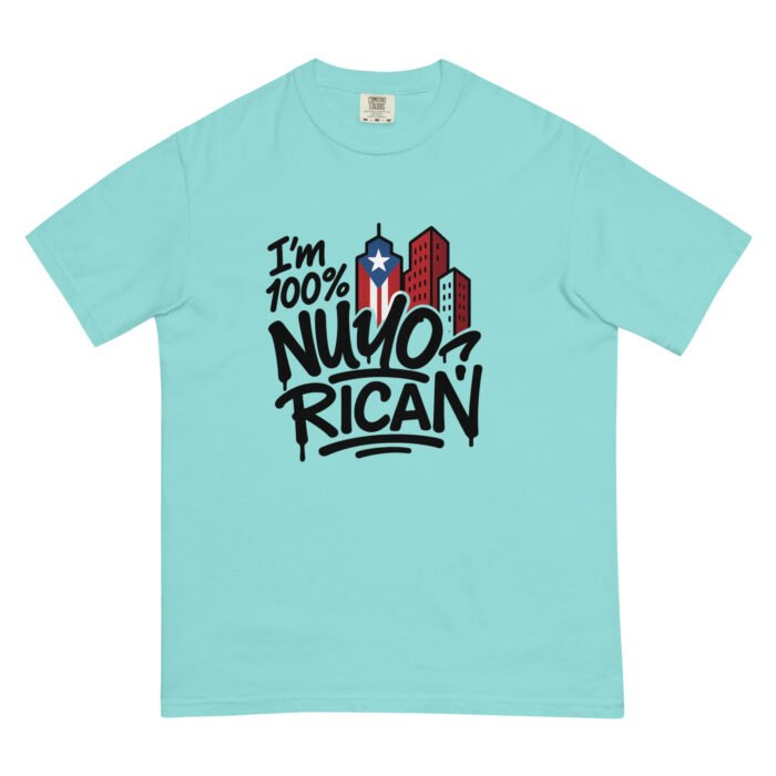 100% NuYo Rican Unisex Garment-Dyed Heavyweight T-shirt - Image 7