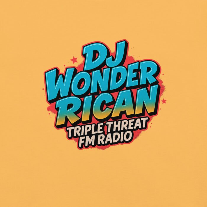 Dj Wonder Rican Saves Da Jam Unisex Garment-Dyed Heavyweight T-shirt - Image 5