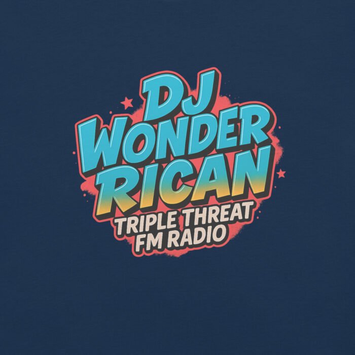 Dj Wonder Rican Saves Da Jam Unisex Garment-Dyed Heavyweight T-shirt - Image 2
