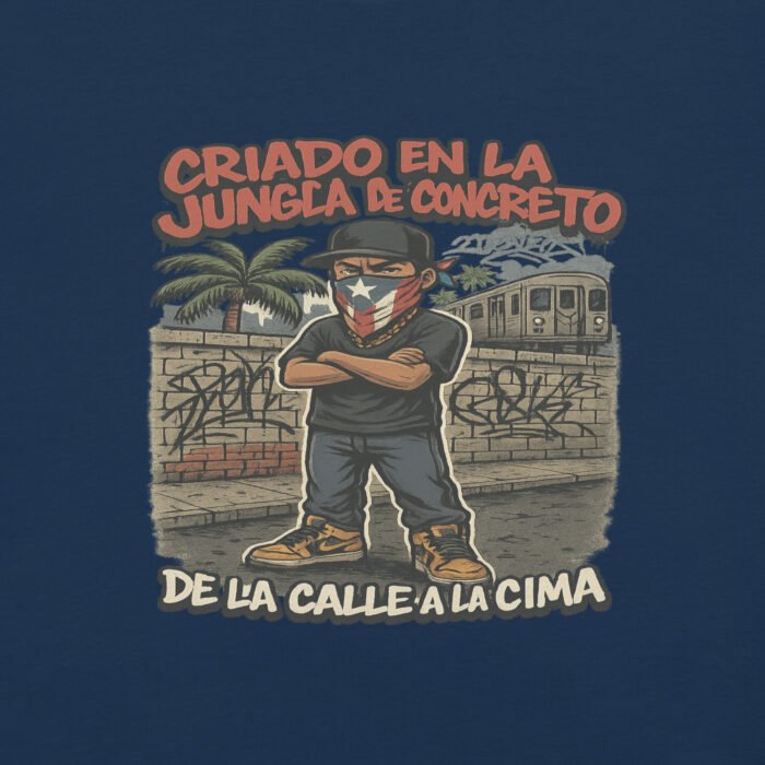Raised in the Concrete Jungle Unisex Garment-Dyed Heavyweight t-shirt - Image 3