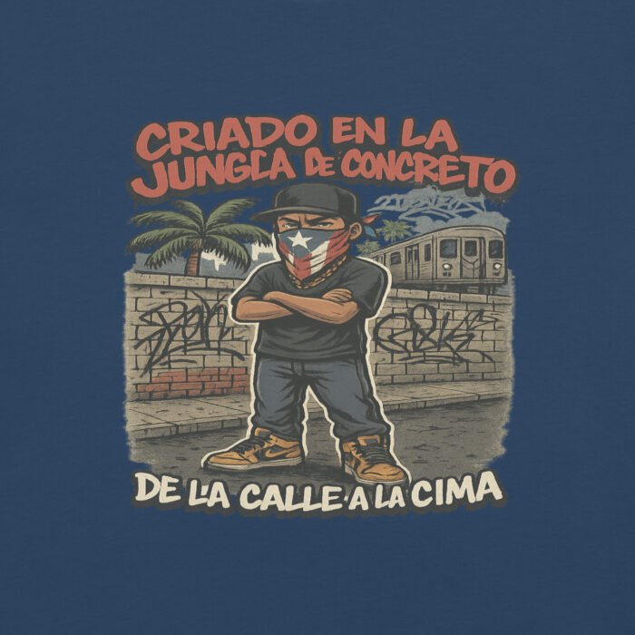 Raised in the Concrete Jungle Unisex Garment-Dyed Heavyweight t-shirt - Image 7