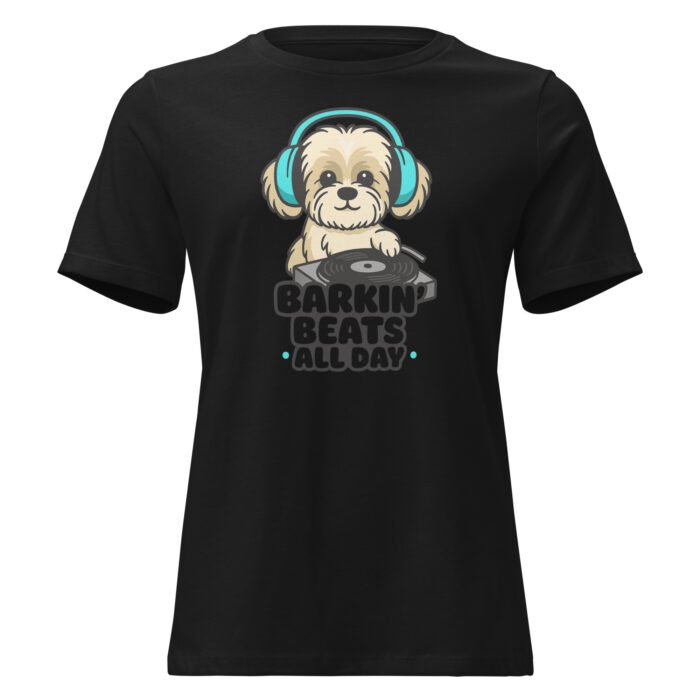 Barkin Beats Women's Relaxed T-Shirt - Image 6