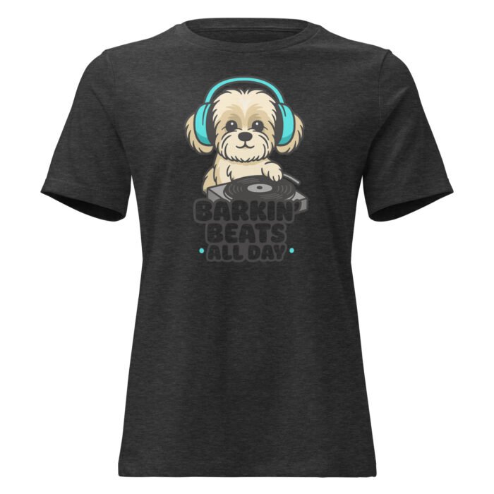 Barkin Beats Women's Relaxed T-Shirt - Image 10