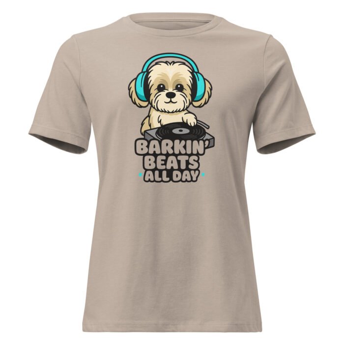 Barkin Beats Women's Relaxed T-Shirt - Image 26