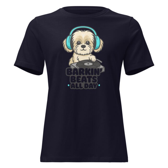 Barkin Beats Women's Relaxed T-Shirt - Image 2