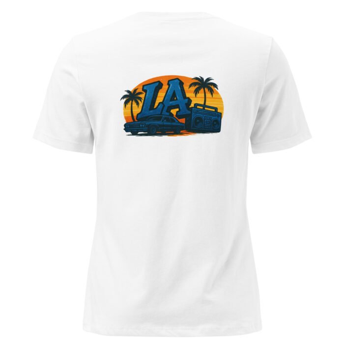 Crenshaw Blvd Meets Whittier Blvd Women's Relaxed T-Shirt - Image 34