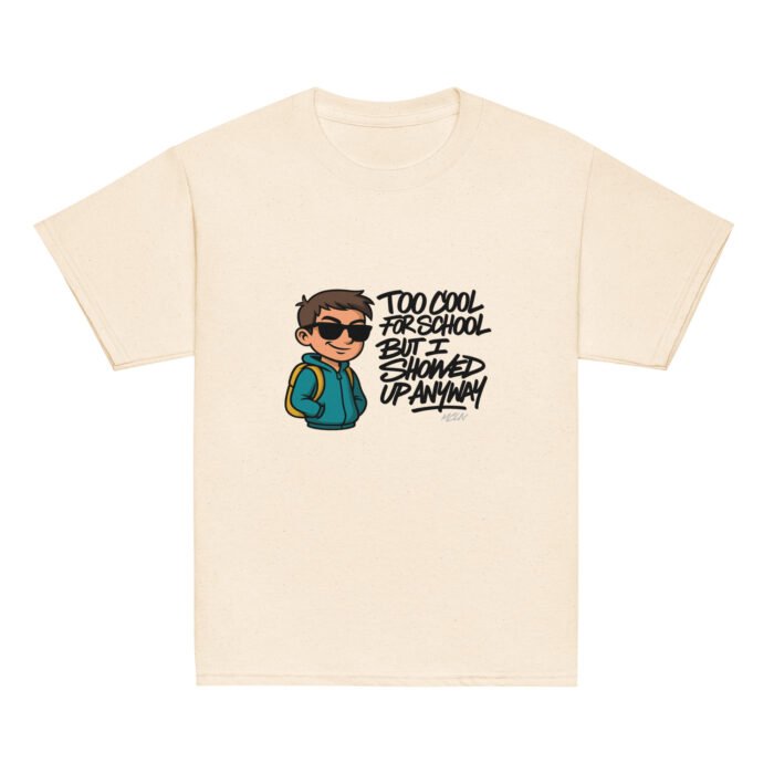 Too Cool for School Youth Classic Tee - Image 11