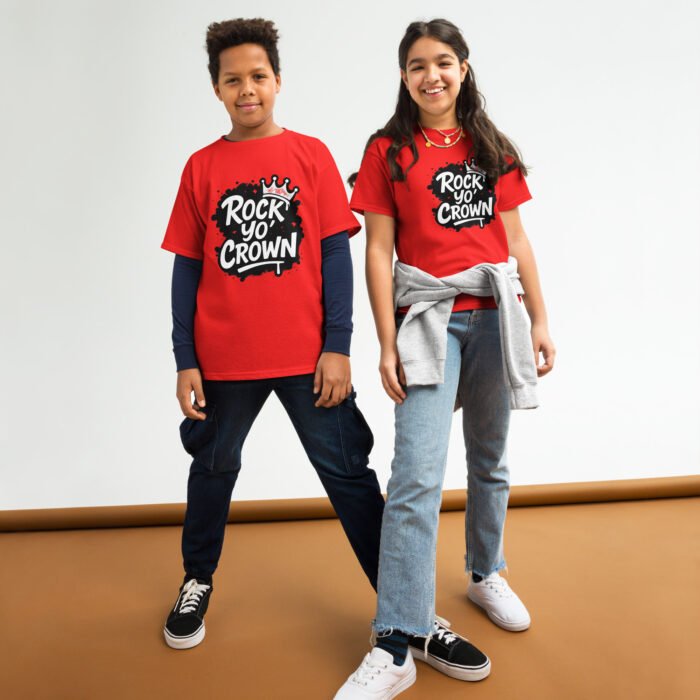 Rock Yo Crown Back to School Youth Classic Tee - Image 3