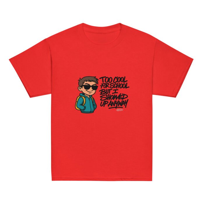 Too Cool for School Youth Classic Tee - Image 2