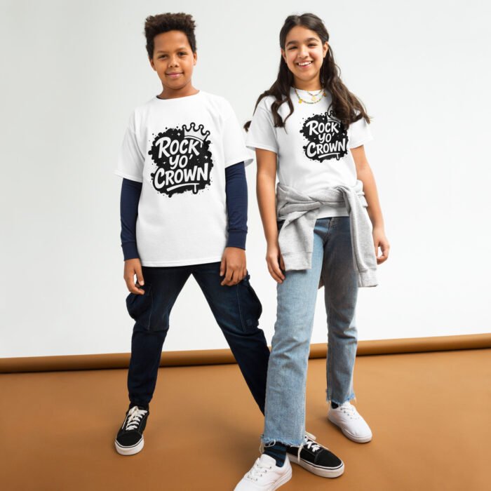 Rock Yo Crown Back to School Youth Classic Tee - Image 9