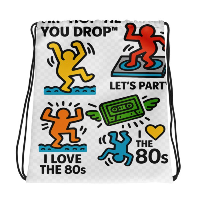 The 80's Drawstring Bag