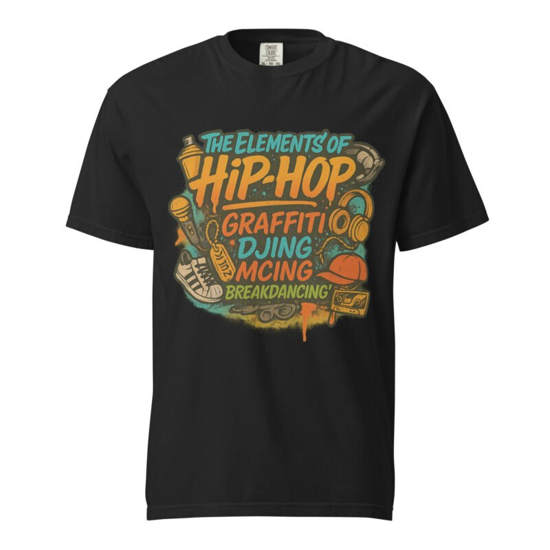 Hip Hop Elements Unisex Garment-Dyed Heavyweight T-shirt