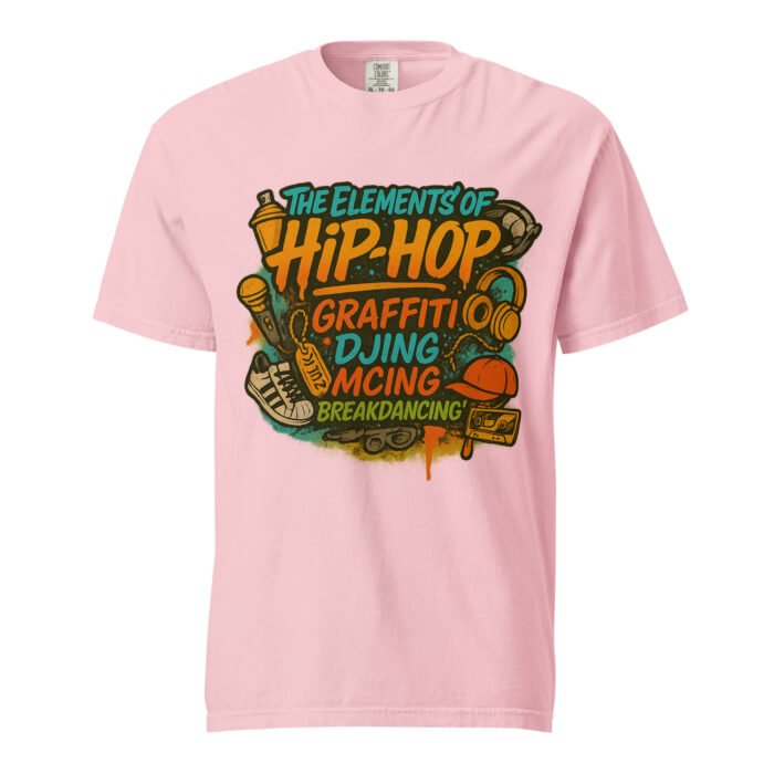 Hip Hop Elements Unisex Garment-Dyed Heavyweight T-shirt - Image 41
