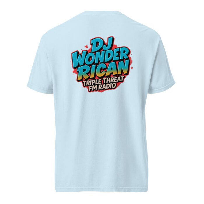 Dj Wonder Rican Saves Da Jam Unisex Garment-Dyed Heavyweight T-shirt - Image 47