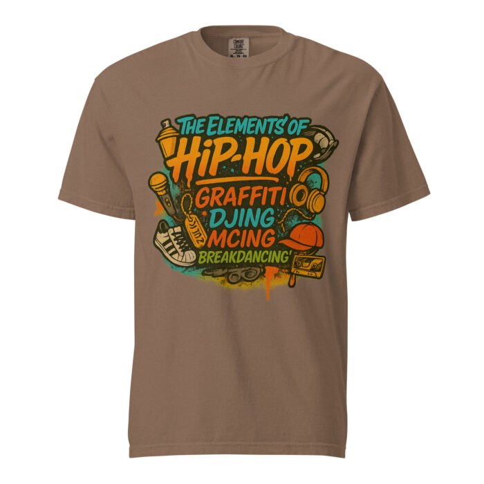 Hip Hop Elements Unisex Garment-Dyed Heavyweight T-shirt - Image 33