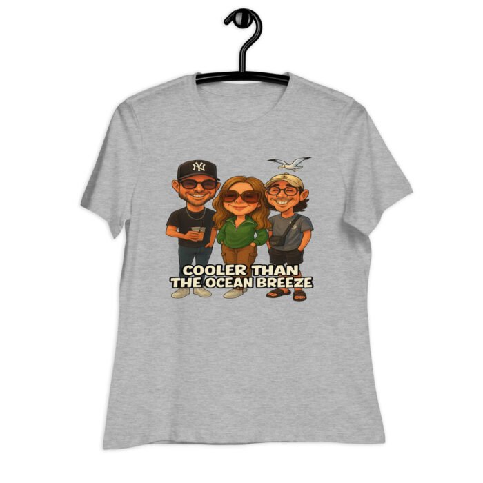 Cooler Then The ocean Breeze Women's Relaxed T-Shirt - Image 2