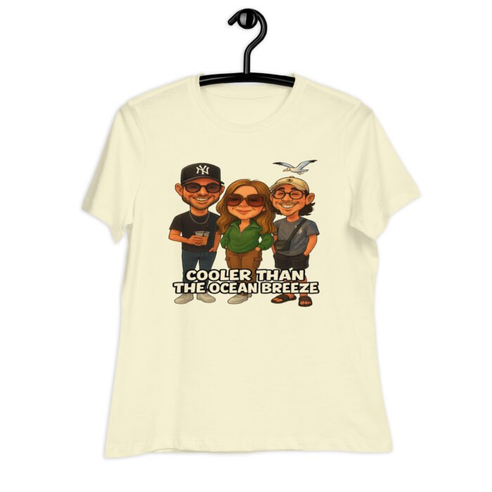 Cooler Then The ocean Breeze Women's Relaxed T-Shirt - Image 9