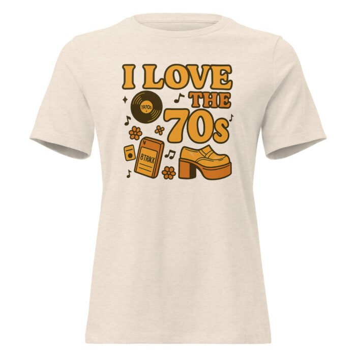 I Love The 70's Women's Relaxed T-Shirt - Image 13