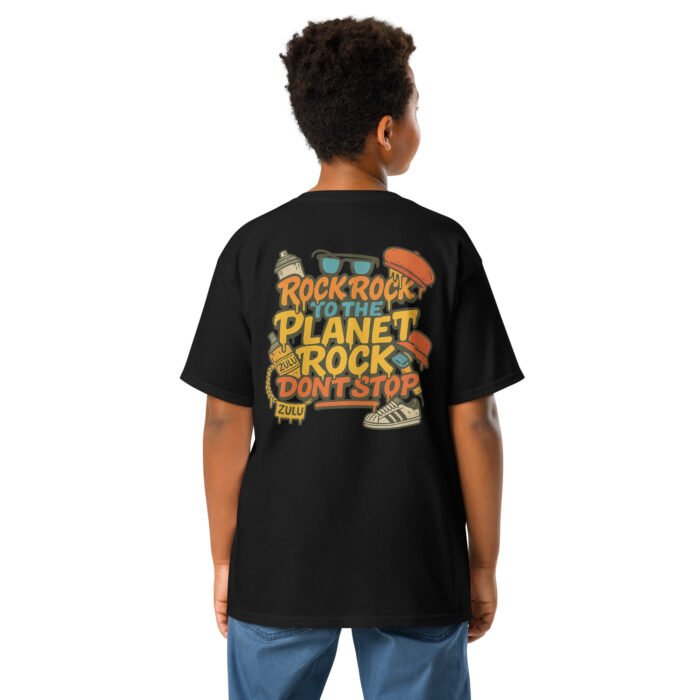 Rock Rock to the Planet Rock Youth Classic Tee - Image 2