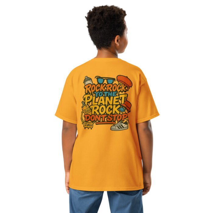 Rock Rock to the Planet Rock Youth Classic Tee - Image 14