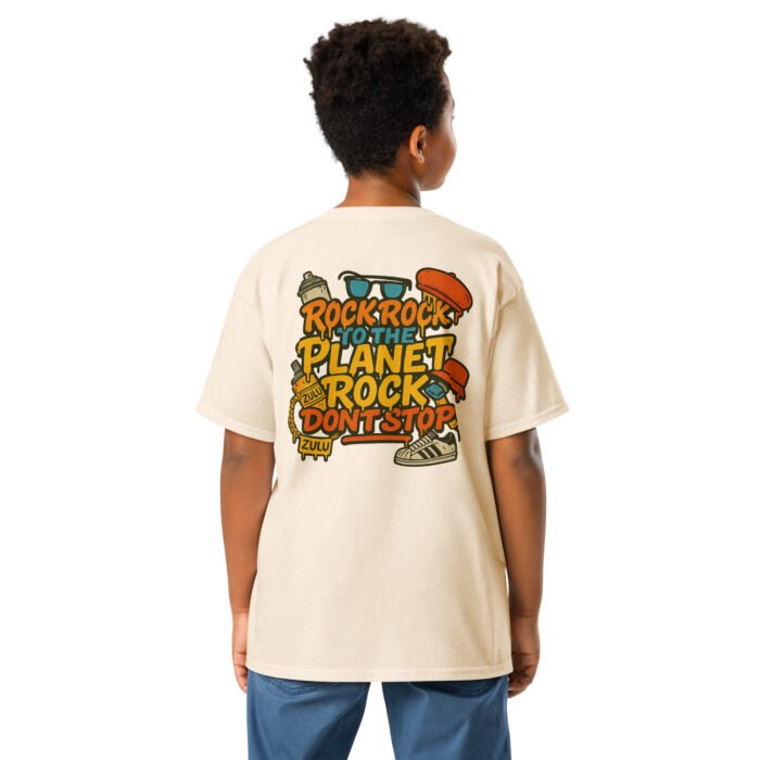 Rock Rock to the Planet Rock Youth Classic Tee - Image 26