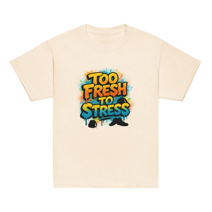 Too Fresh to Stress Back to School Youth Classic Tee