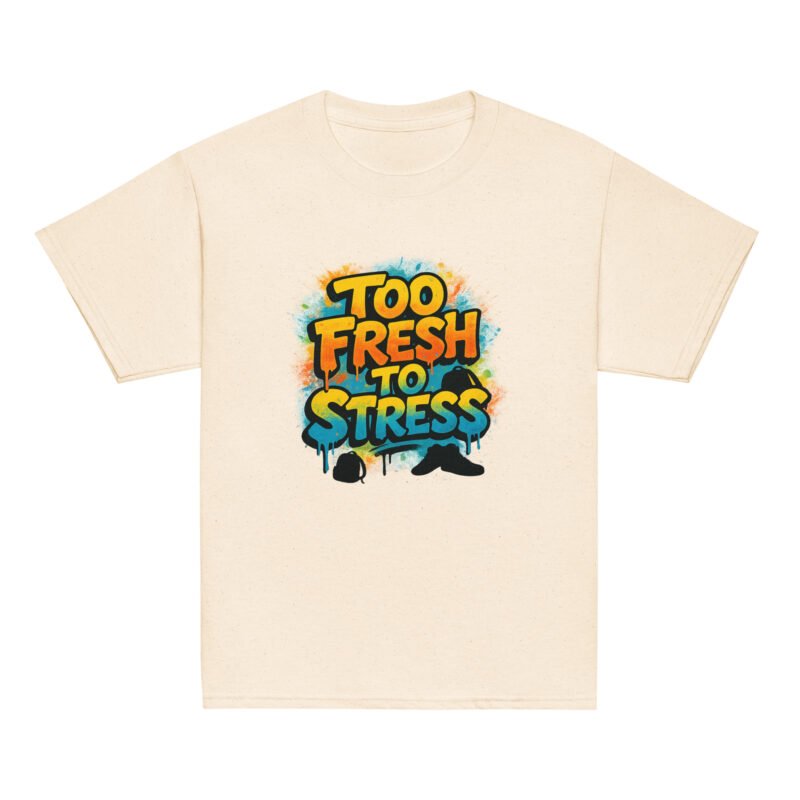Too Fresh to Stress Back to School Youth Classic Tee