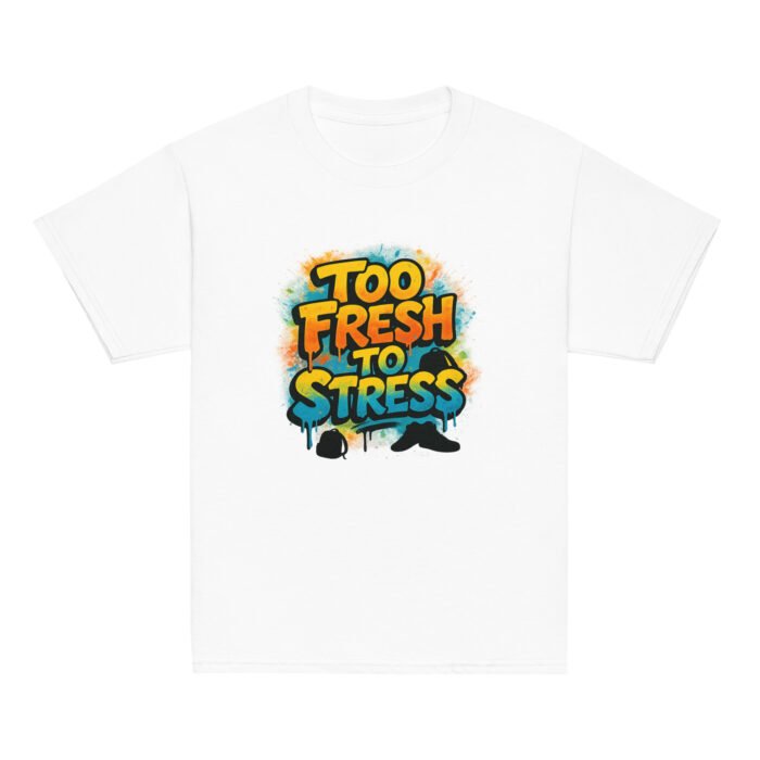 Too Fresh to Stress Back to School Youth Classic Tee - Image 11