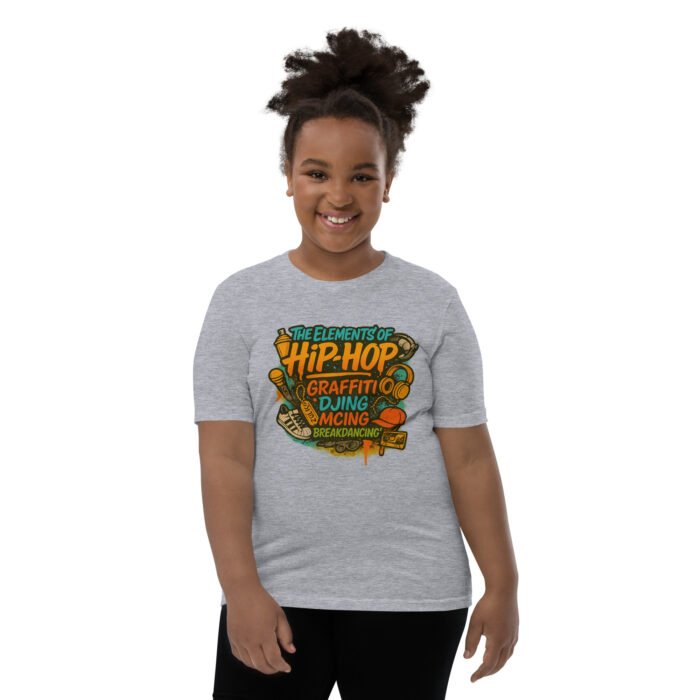 The Elements of Hip Hop Youth Short Sleeve T-Shirt - Image 13