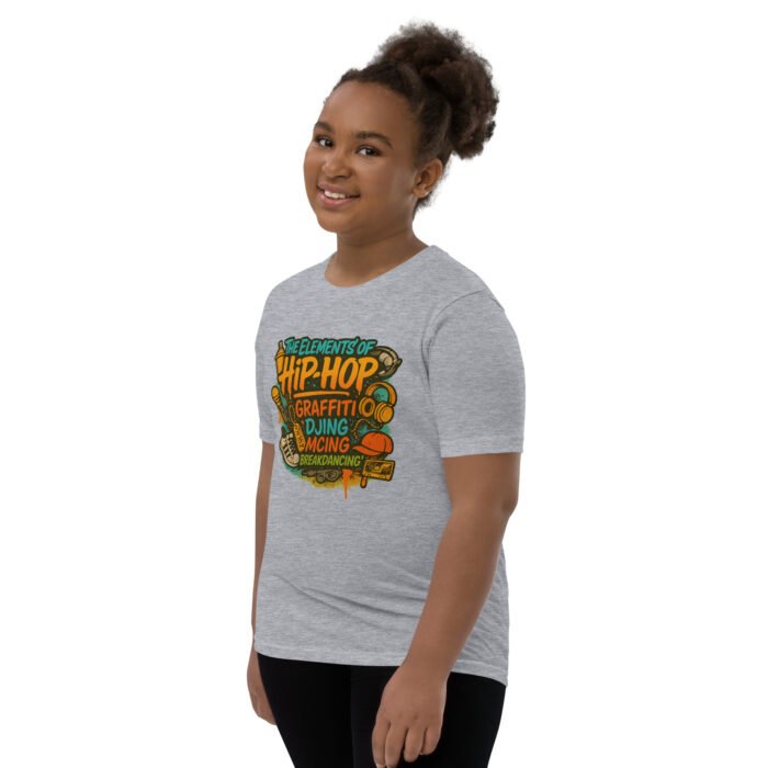 The Elements of Hip Hop Youth Short Sleeve T-Shirt - Image 14