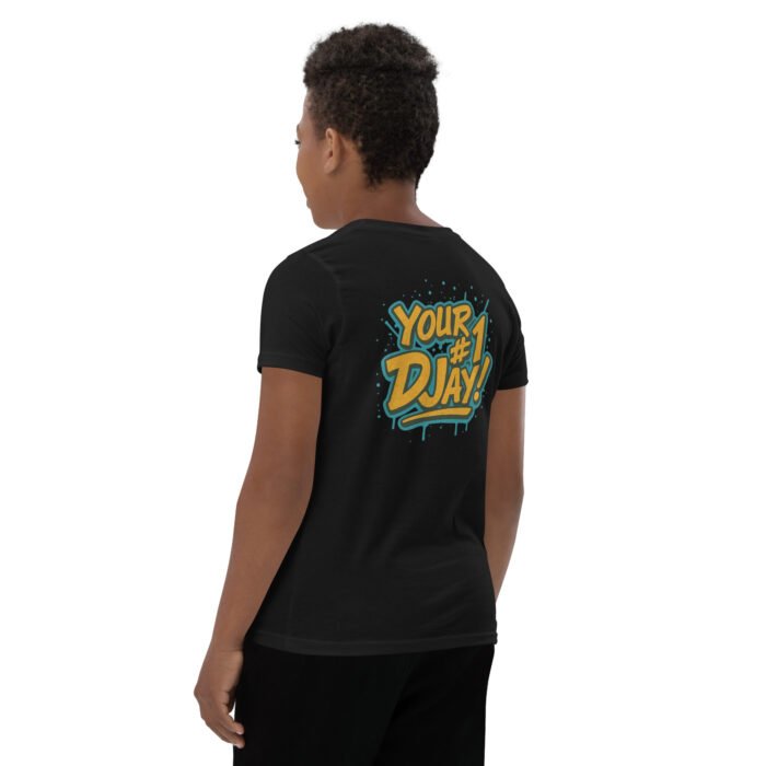 Your #1 Djay Youth Short Sleeve T-Shirt - Image 8