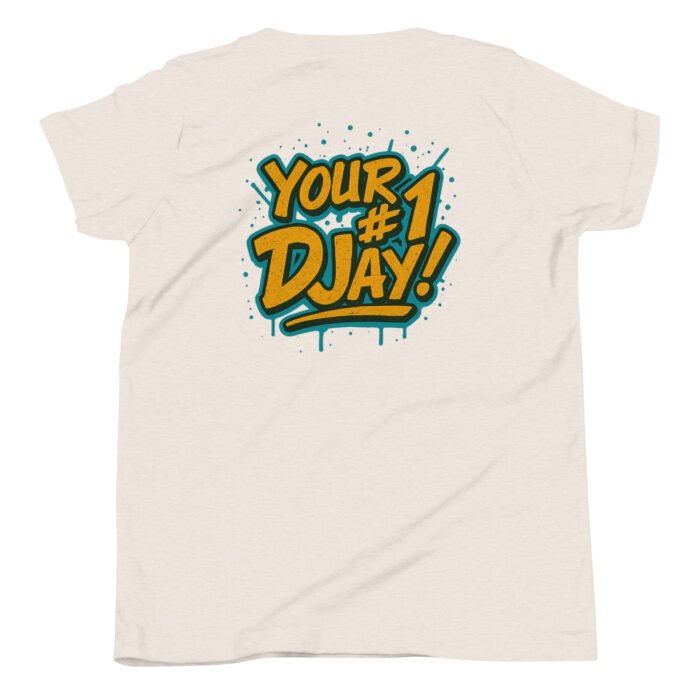 Your #1 Djay Youth Short Sleeve T-Shirt - Image 26