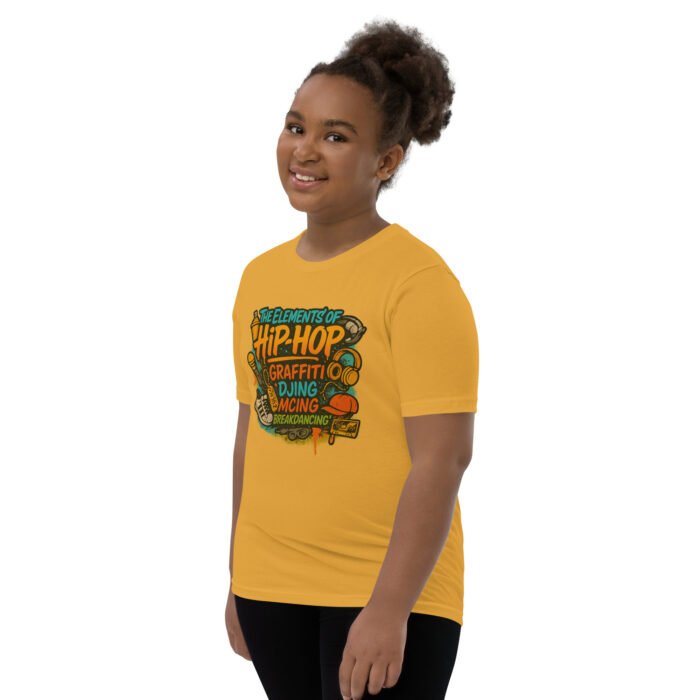 The Elements of Hip Hop Youth Short Sleeve T-Shirt - Image 18