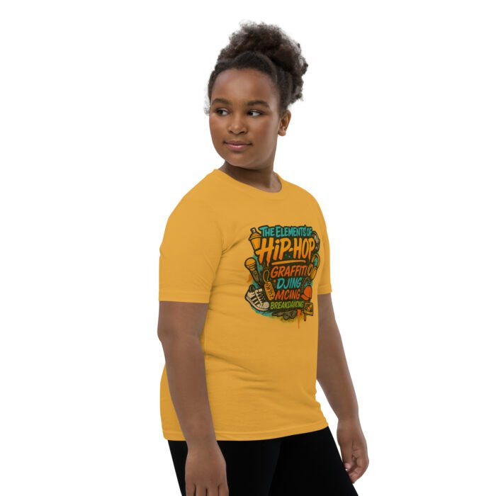The Elements of Hip Hop Youth Short Sleeve T-Shirt - Image 19