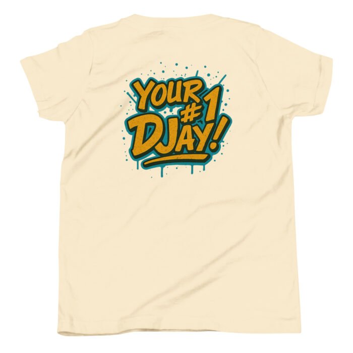 Your #1 Djay Youth Short Sleeve T-Shirt - Image 4