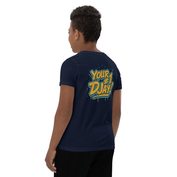 Your #1 Djay Youth Short Sleeve T-Shirt - Image 11