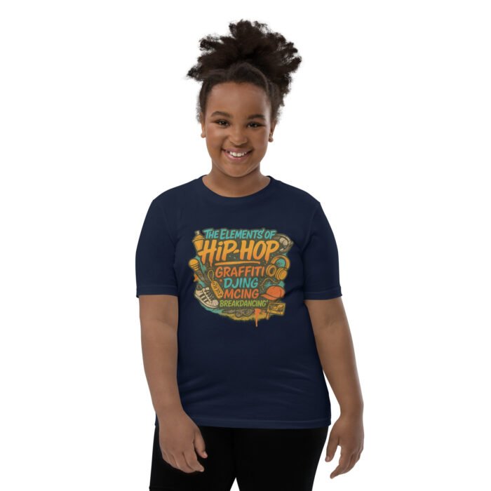 The Elements of Hip Hop Youth Short Sleeve T-Shirt - Image 5