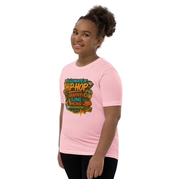 The Elements of Hip Hop Youth Short Sleeve T-Shirt - Image 22