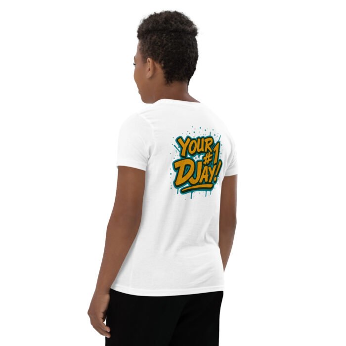Your #1 Djay Youth Short Sleeve T-Shirt - Image 20