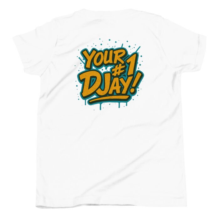 Your #1 Djay Youth Short Sleeve T-Shirt - Image 30
