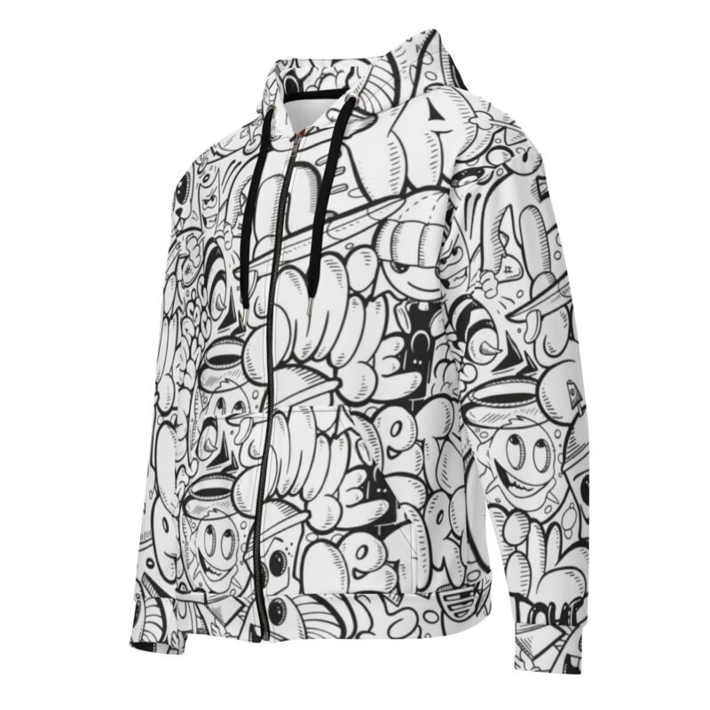 Lets Chill Street Wear Unisex Zip Hoodie / RockaTeeWear