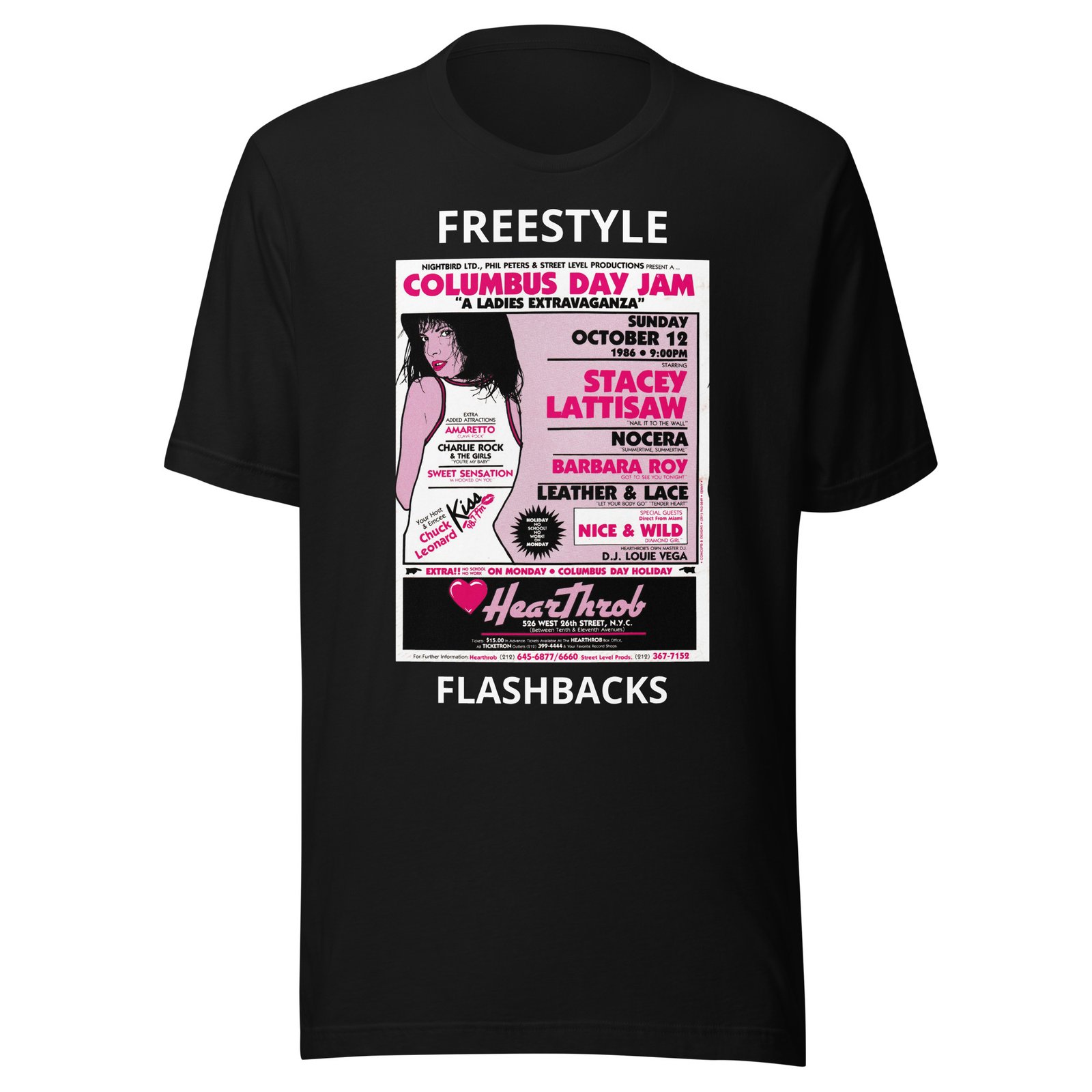 Freestyle Flashbacks 1986 Unisex T Shirt Single Print / RockaTeeWear - Image 2