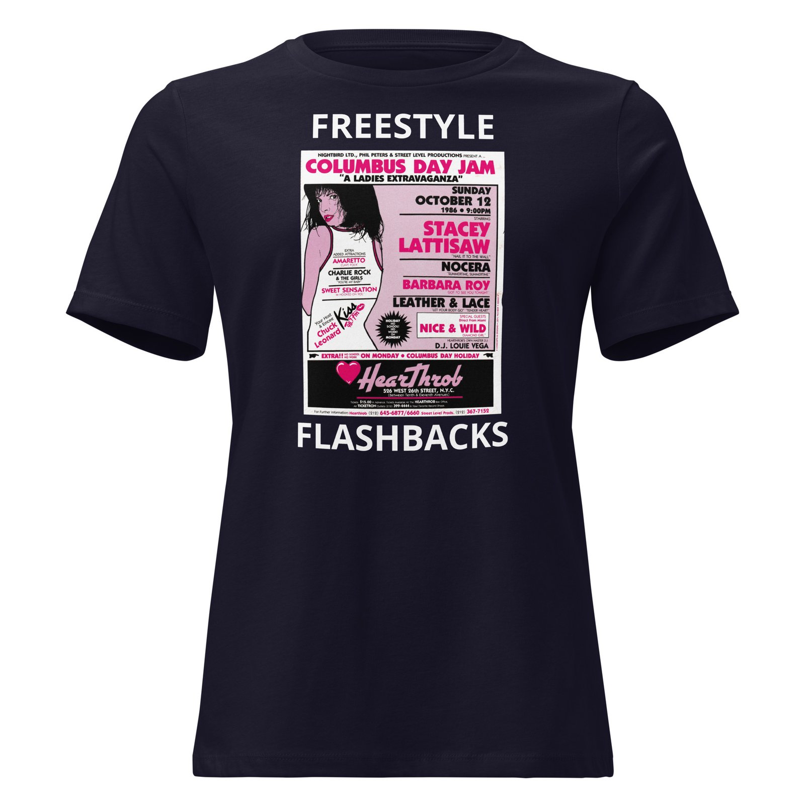 Freestyle Flashbacks Hearthrobs Women's Relaxed T-Shirt / RockaTeewear