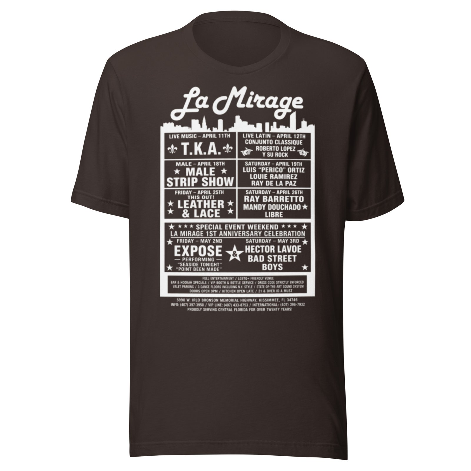 La Mirage Bronx Classic Unisex T-shirt / RockaTeeWear - Image 7